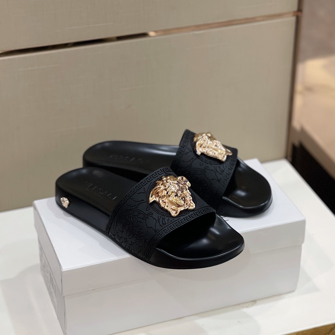 DÉP VERSACE MEDUSA HEAD SLIPPER