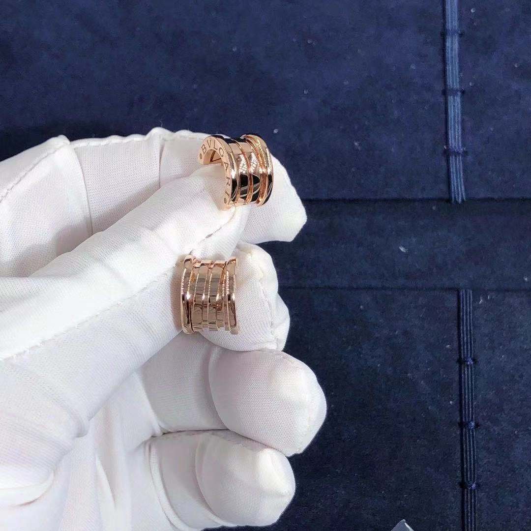 HOA TAI VÀNG HỒNG BVLGARI B.zero1 Single Lobe Earring in 18K Rose Gold