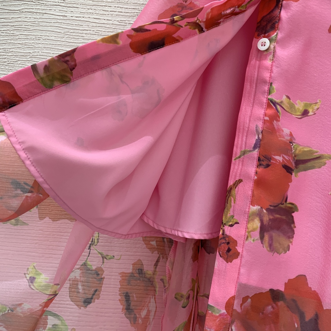 VÁY DOLCE & GABBANA Flower Party Long Dress High Classy