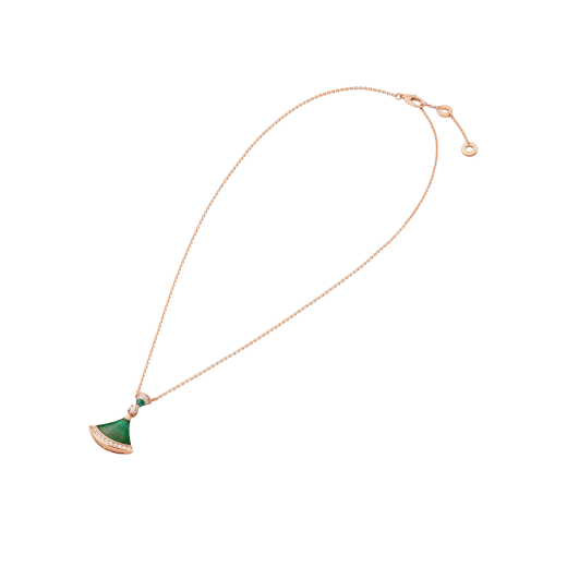 DÂY CHUYỀN BULGARI DIVAS’ DREAM MALACHITE DIAMOND 18K ROSE GOLD