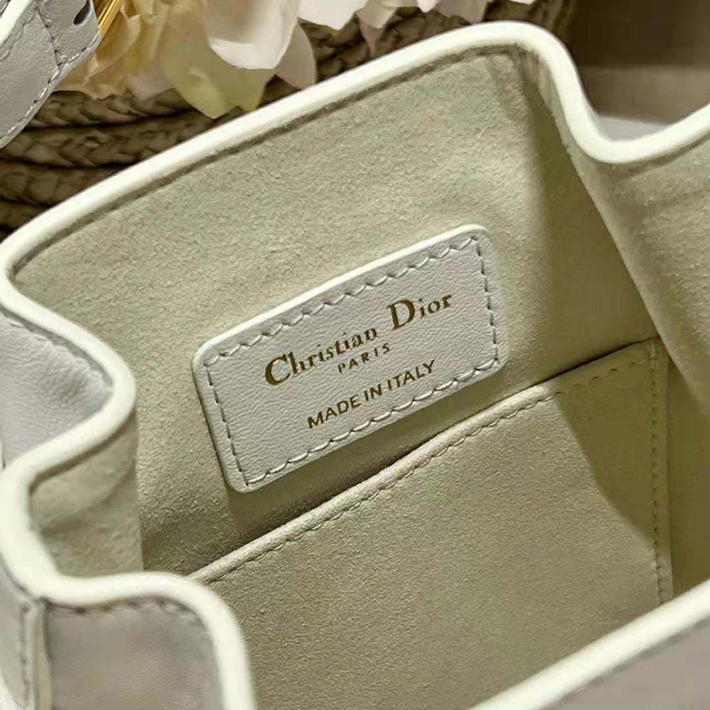 Túi Dior Women Small C’est Dior Bag Latte CD-Embossed Calfskin