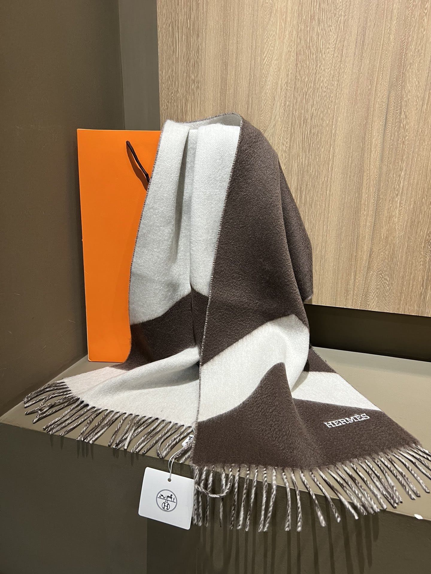 KHĂN HERMES cashmere scarf