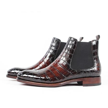 Giày Chelsea Boot Cá Sấu thủ công