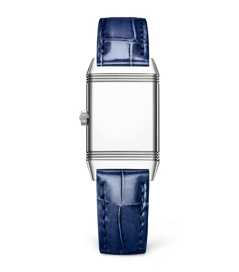 Đồng hồ JAEGER-LECOULTRE  Stainless Steel Reverso Classic Watch 21mm mặt số màu trắng