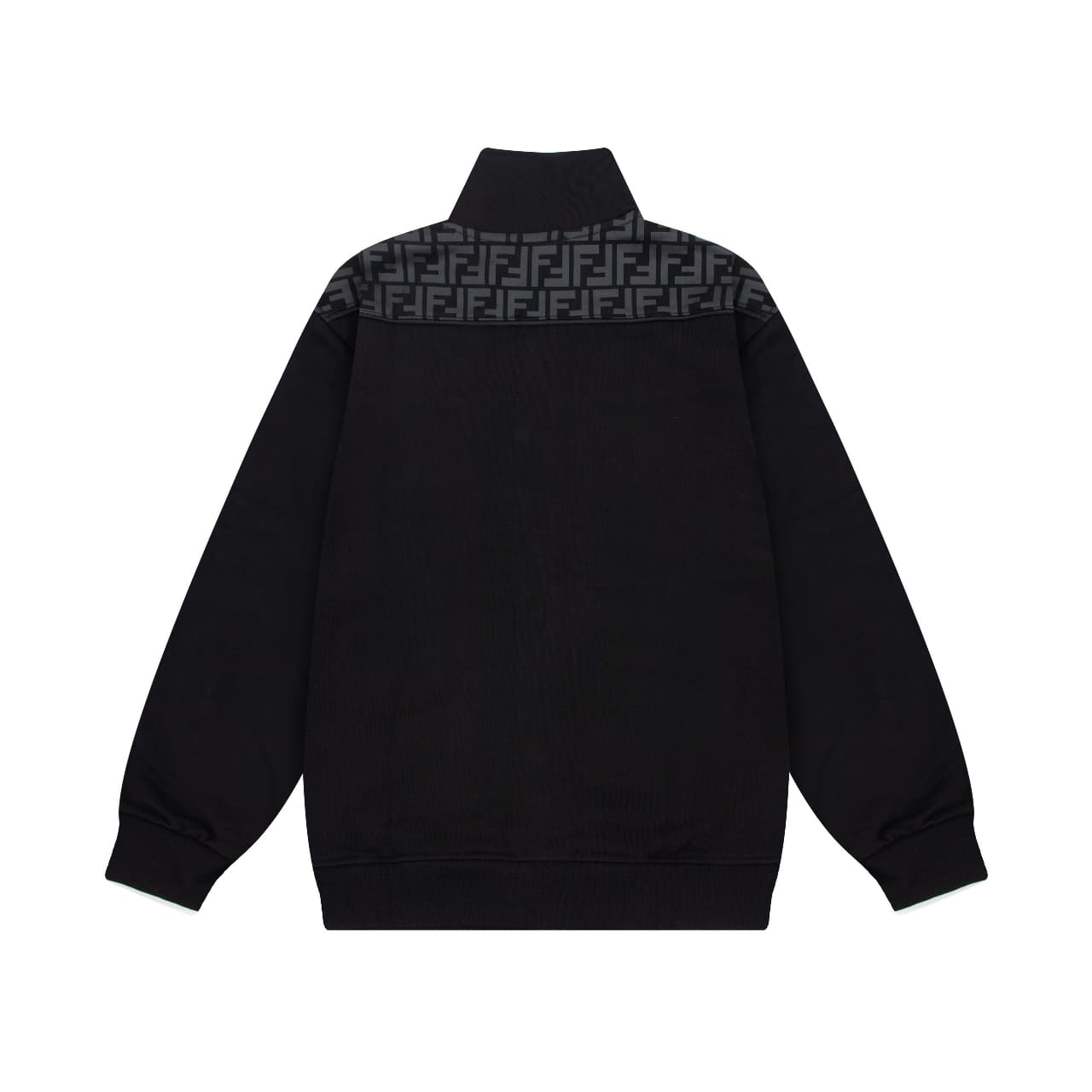 ÁO FENDI FF Zip Black Coat