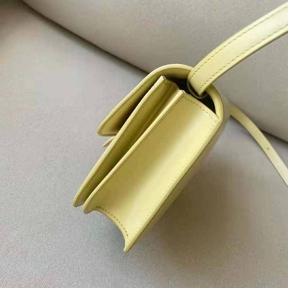 TÚI Celine Women Teen Classic Bag in Box Calfskin-Yellow