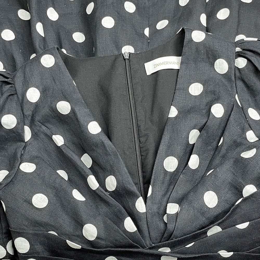 VÁY ZIMMERMANN Polka Dot Pattern Vintage Dress High Classy