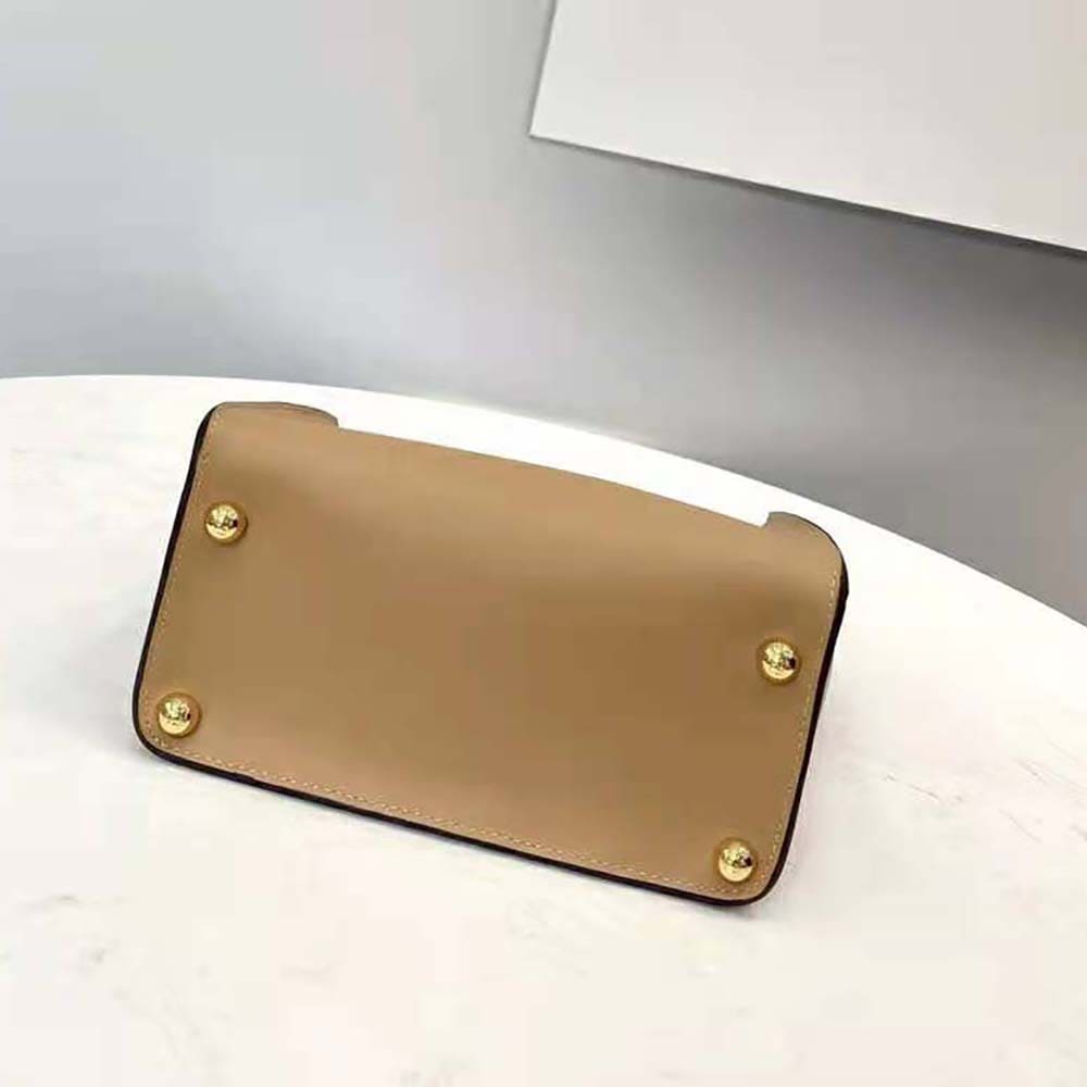 TÚI FENDI Women Way Small Made of Camellia-Colored Leather Bag-Brown