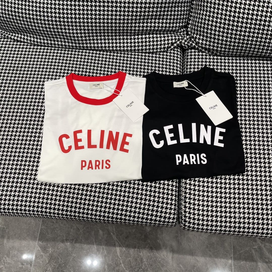 ÁO CELINE PARIS LOGO T SHIRT