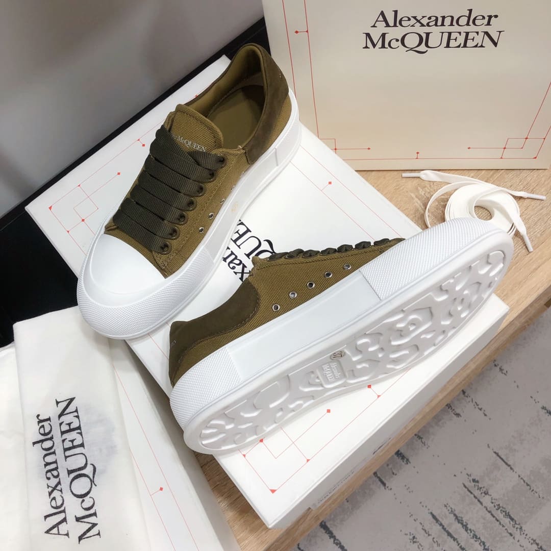 GIÀY ALEXANDER MCQUEEN SNEAKERS SHOES AAA UNISEX NAM VÀ NỮ DA BÊ HẢO HẠNG