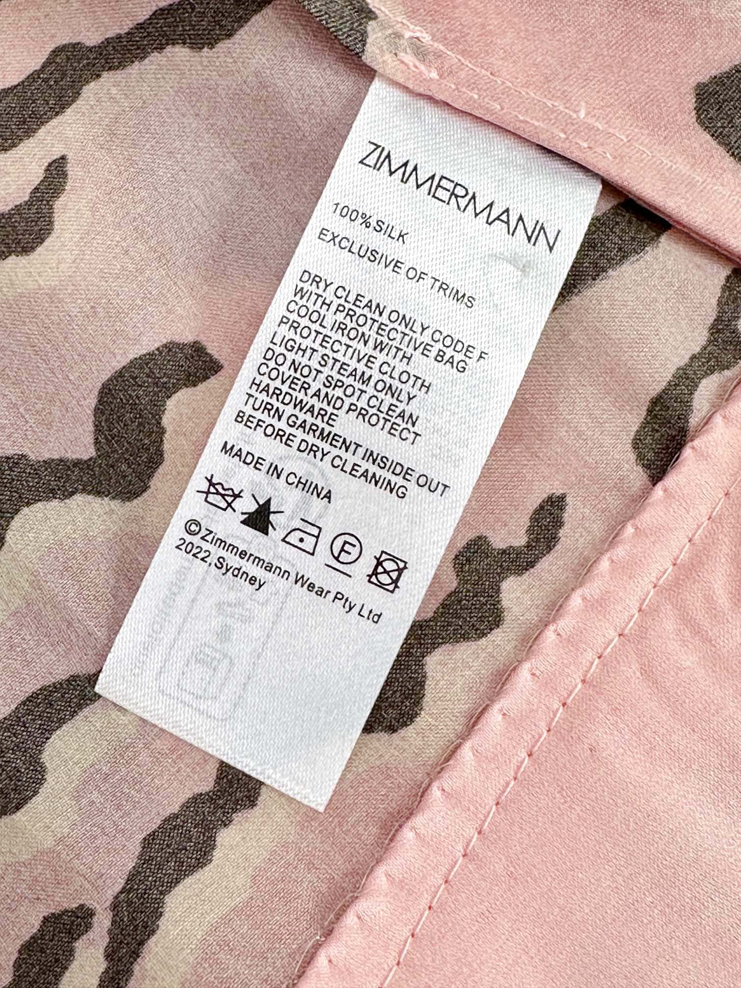 VÁY ZIMMERMANN Tiger Print Vintage High Classy