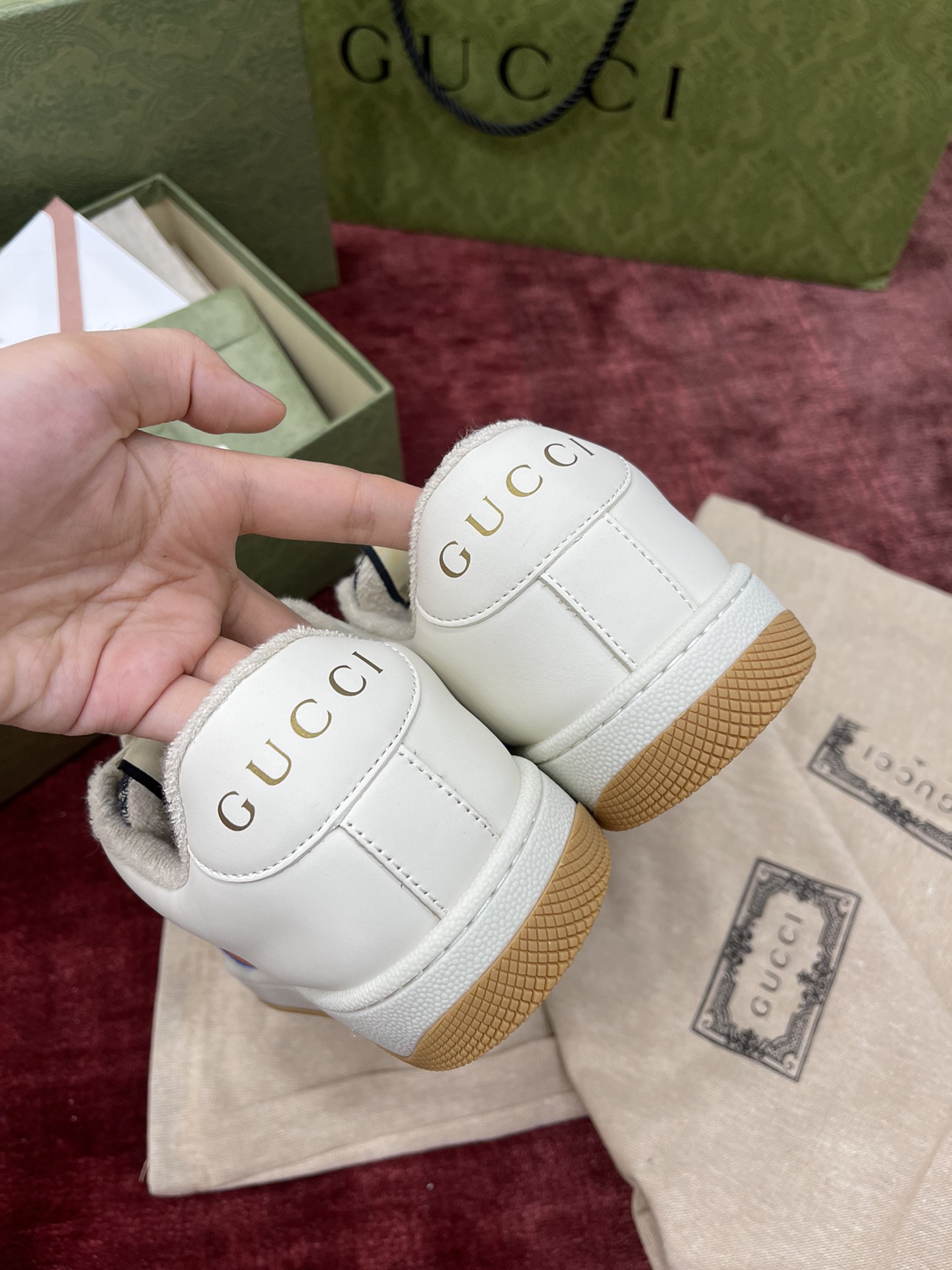 GIÀY GUCCI SCREENER SNEAKER SHOES AAA