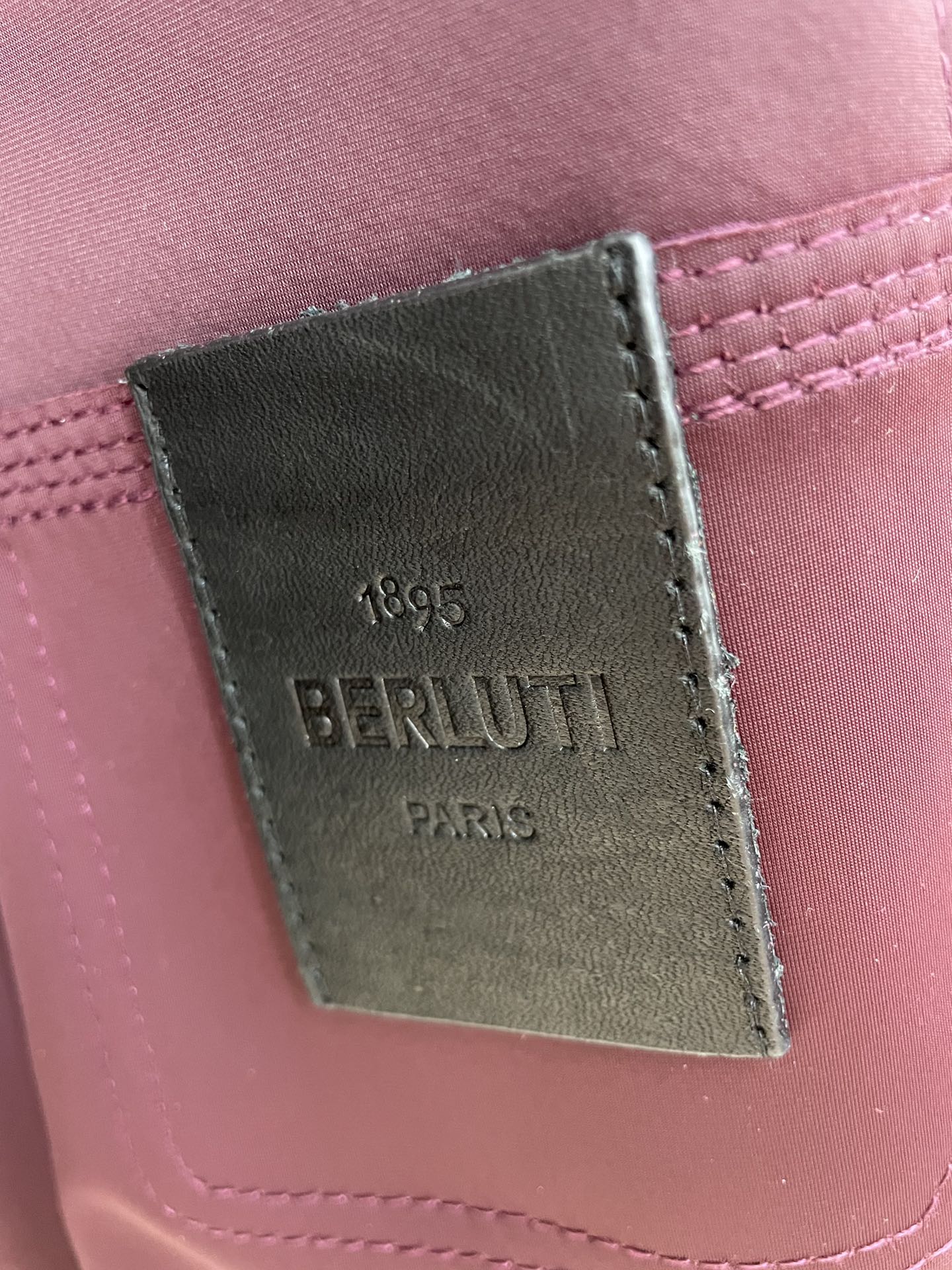 ÁO BERLUTI SUEDE LEATHER JACKET PURPLE