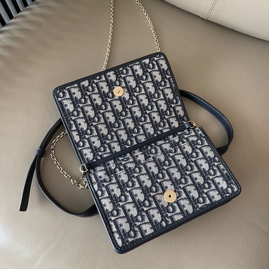 Túi Dior Women Clutch Dior Bag Oblique Calfskin