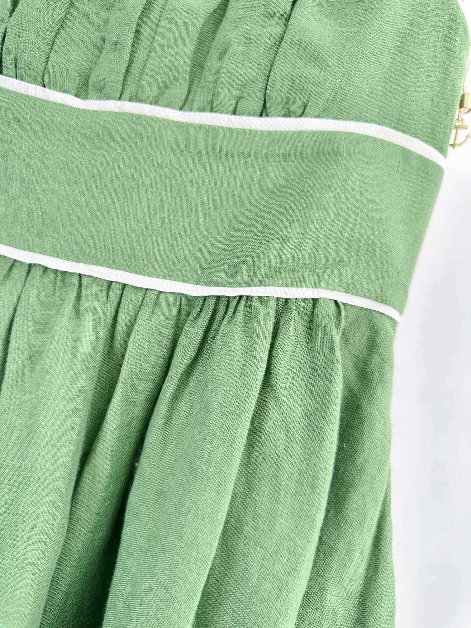 VÁY ZIMMERMANN Green Color Vintage Dress