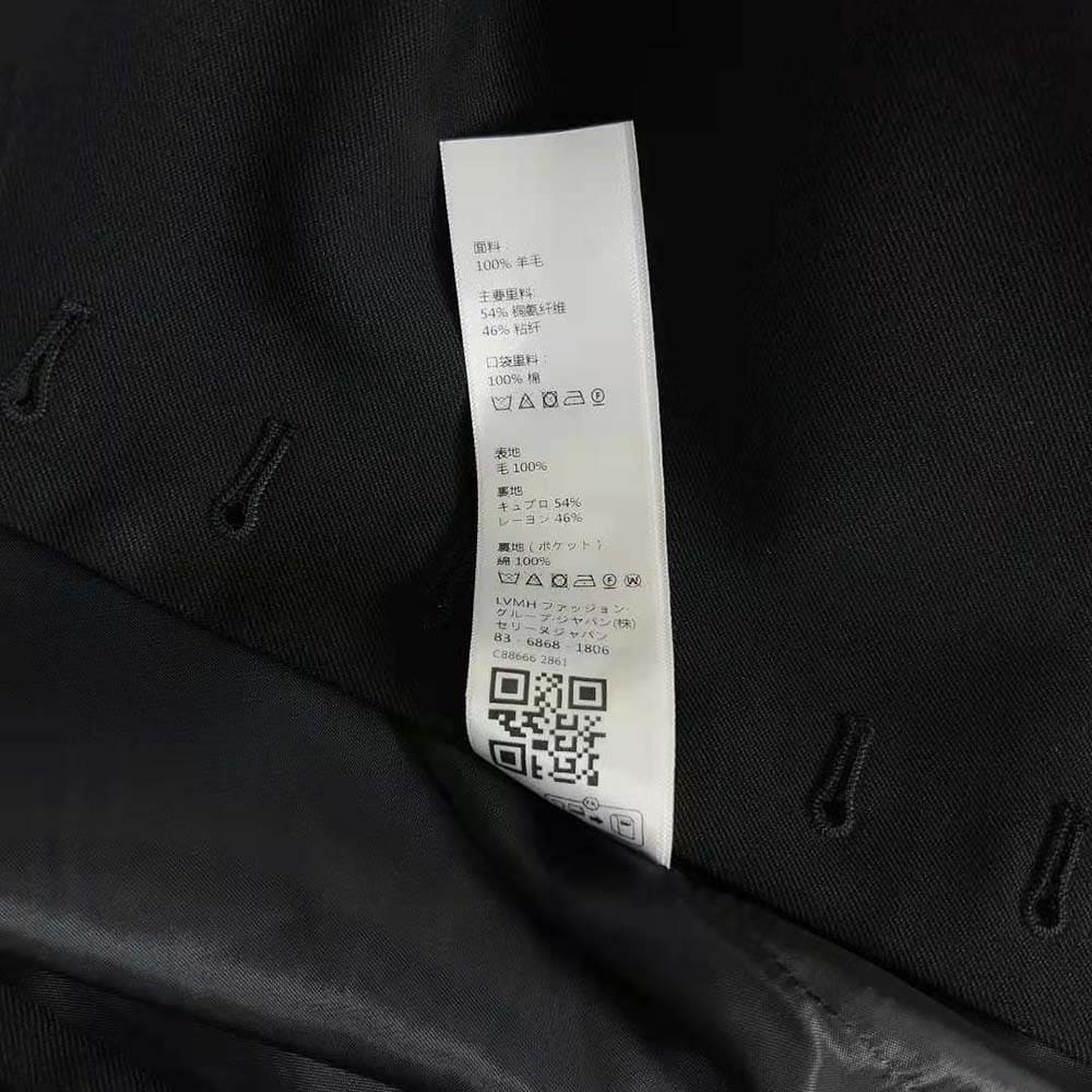 ÁO Celine Women Military Jacket in Wool Cloth-Black