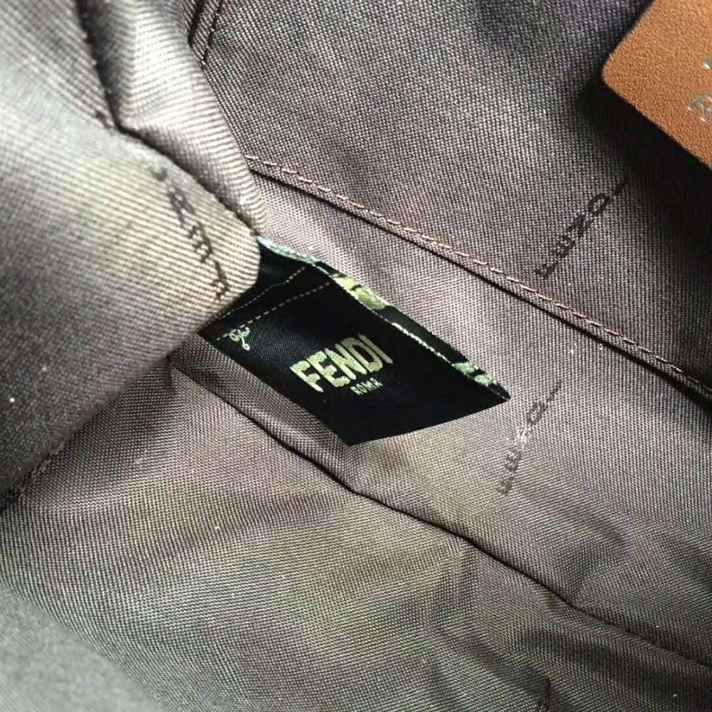 TÚI FENDI Women By the Way Mini Small Leather Boston Bag-Brown