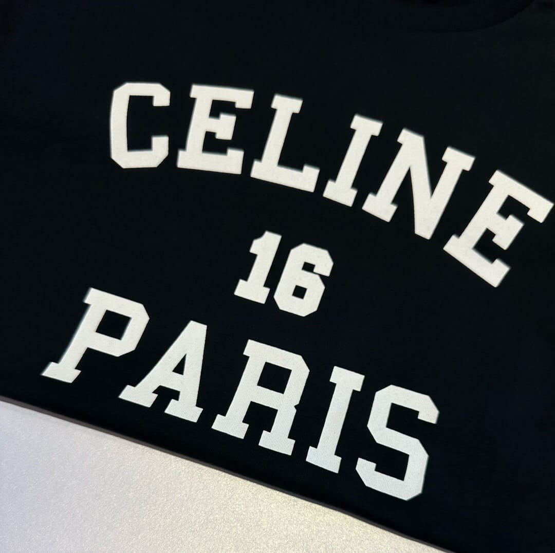 ÁO CELINE T SHIRT MÀU ĐEN NỮ
