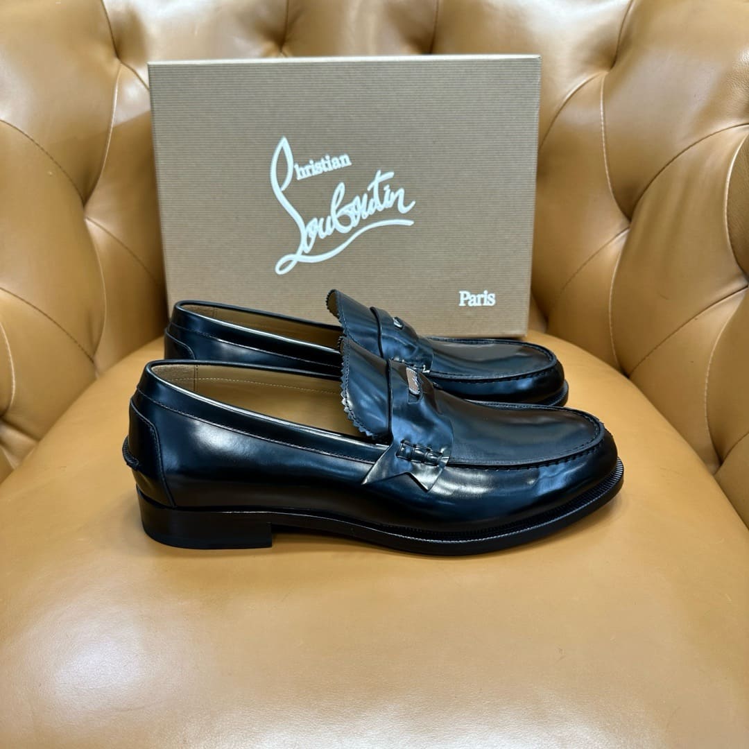 GIÀY CHRISTIAN LOUBOUTIN LOAFER HIGH TOP QUALITY SHOES AAA