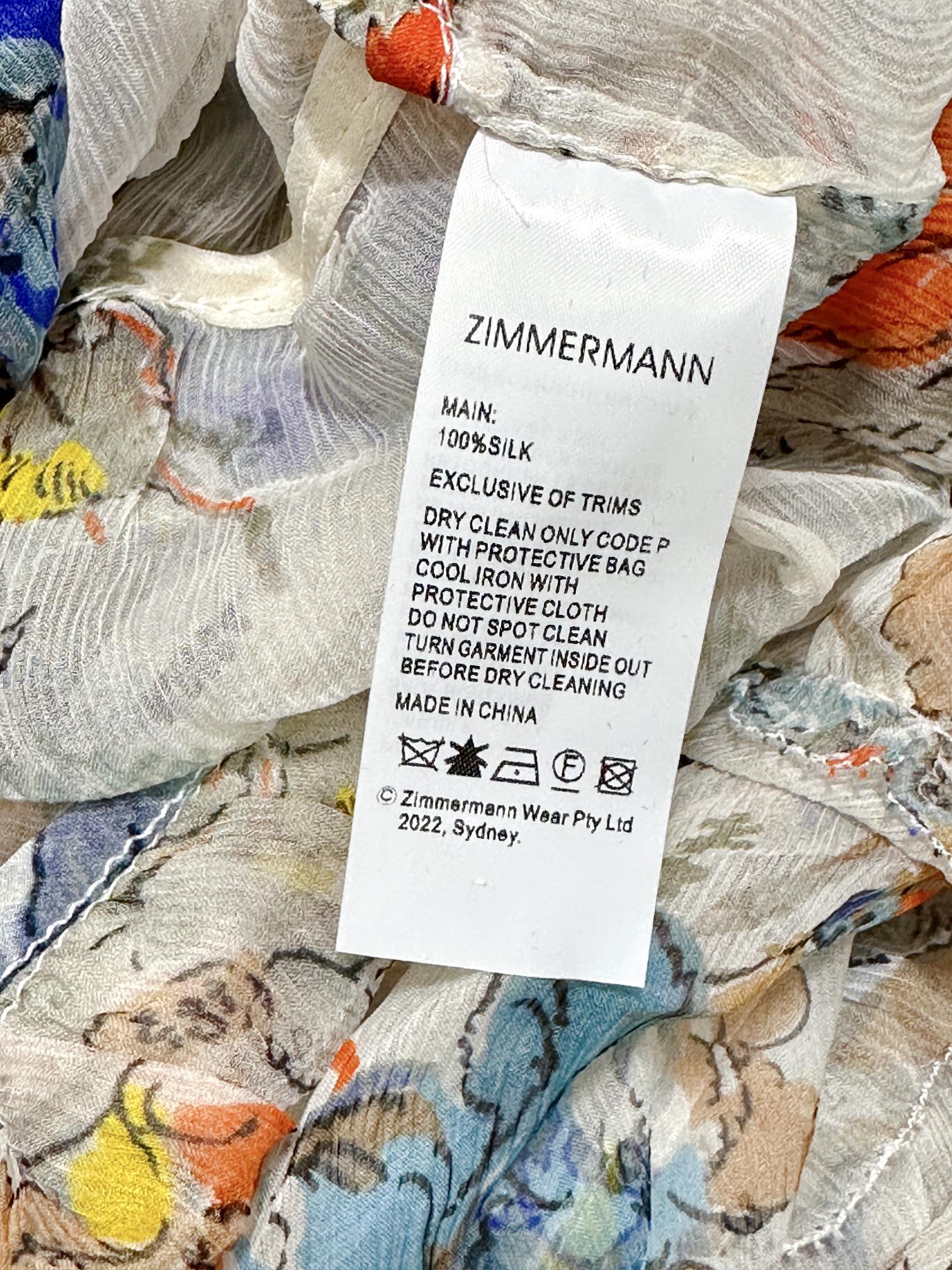 VÁY ZIMMERMANN Flower Vintage Dress