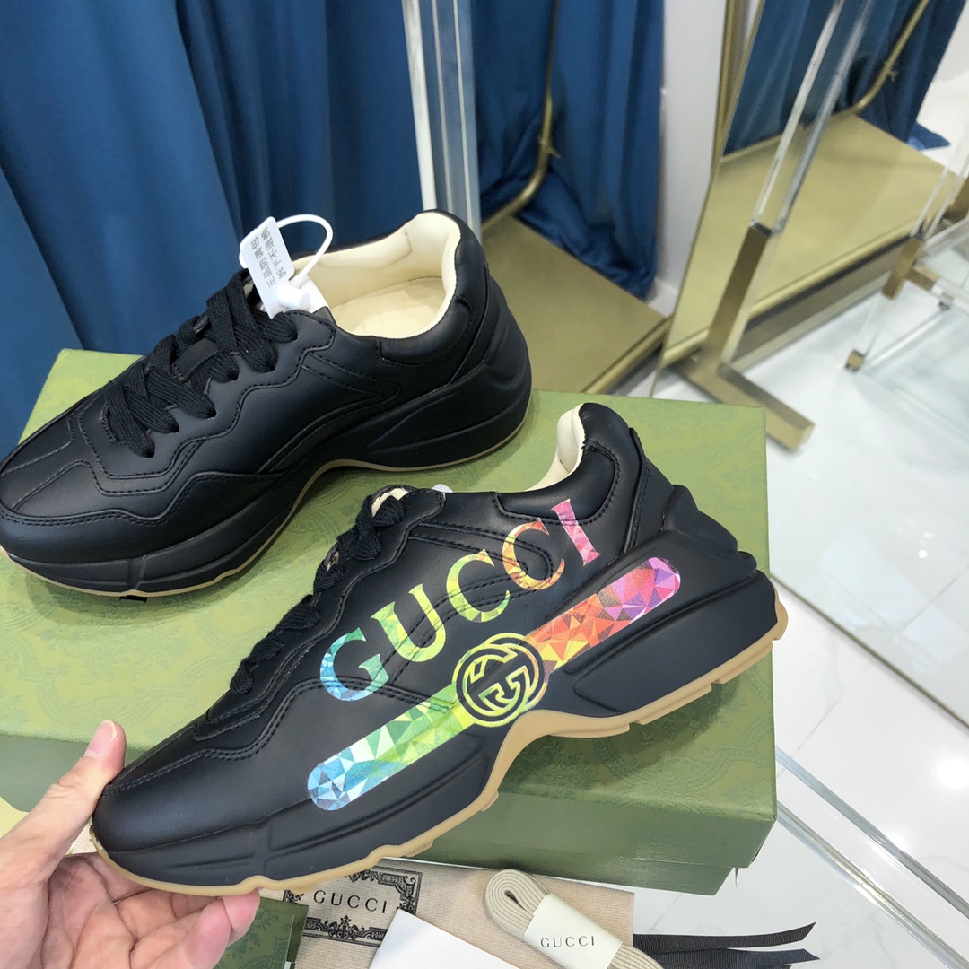GIÀY GUCCI RHYTON GG ITALIA SNEAKERS SHOES UNISEX
