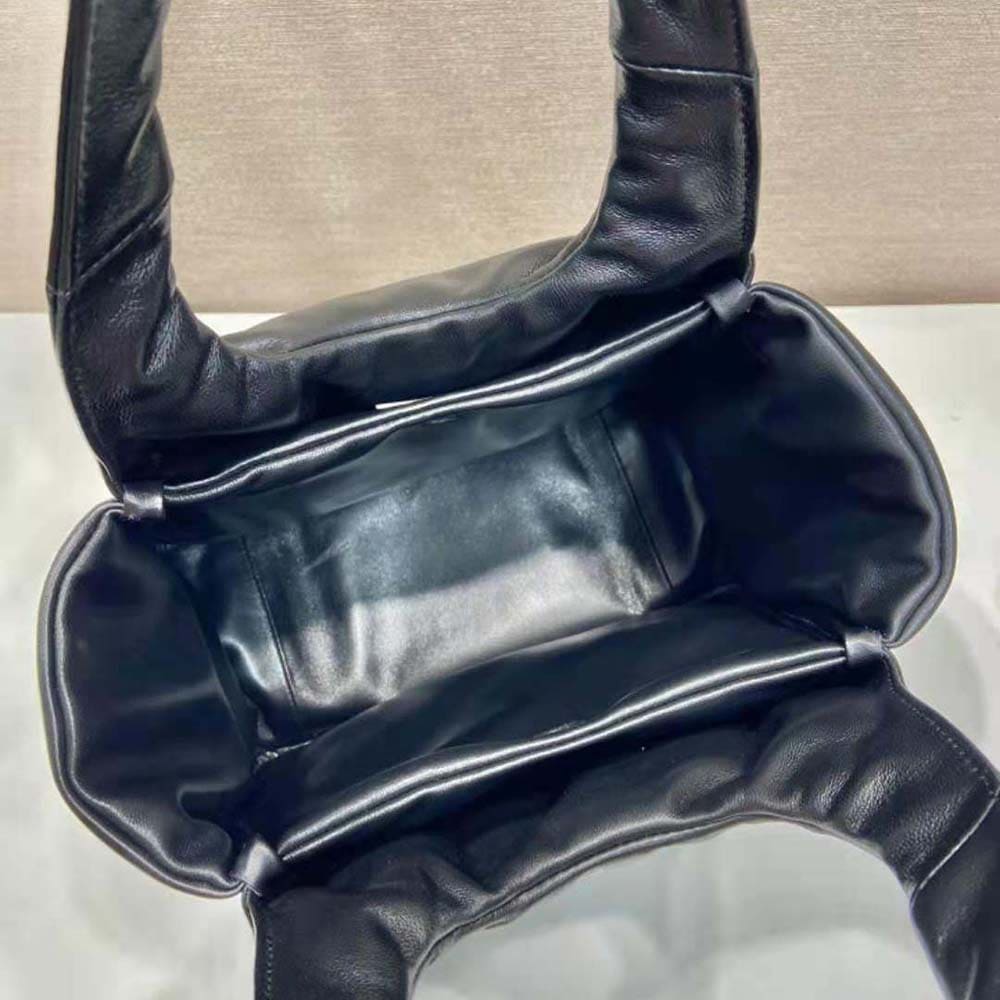 TÚI Prada Women Medium Padded Prada Soft Nappa Leather Bag-Black