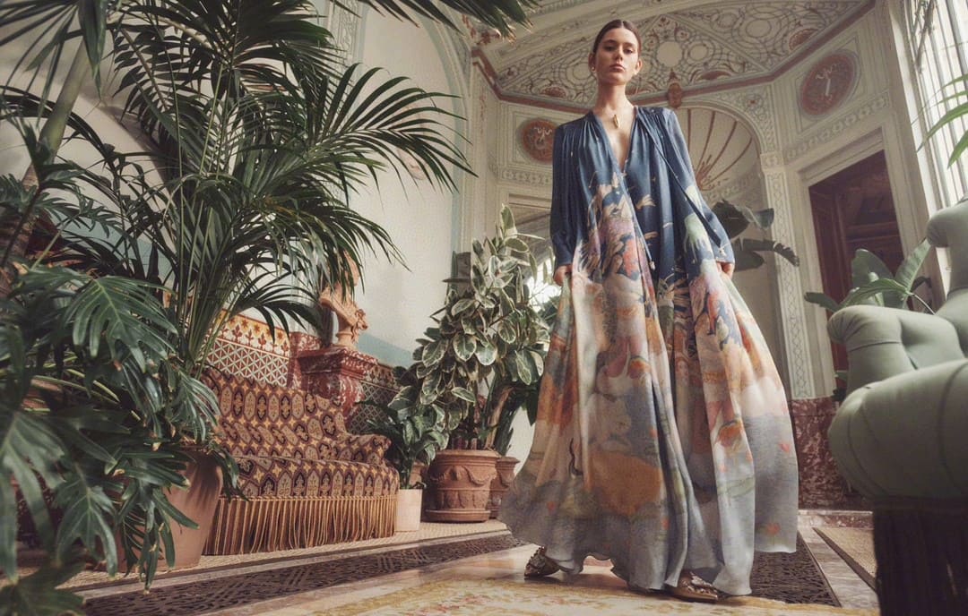 VÁY ZIMMERMANN Flower Vintage Dress