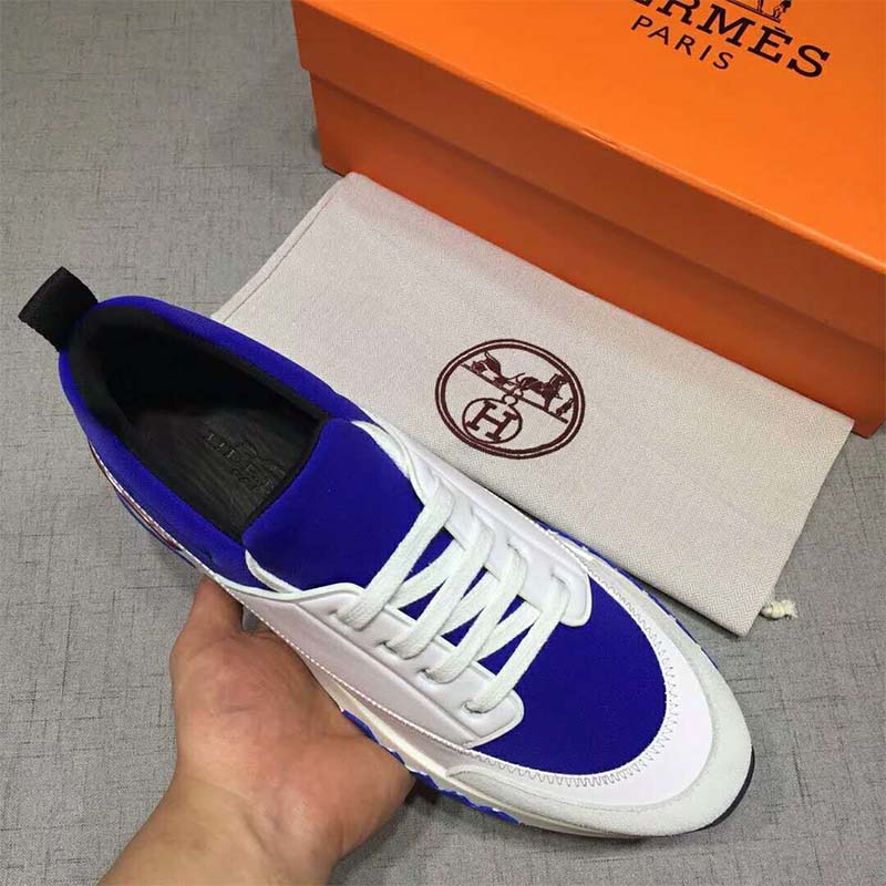 GIÀY HERMES Stadium Sneaker-White