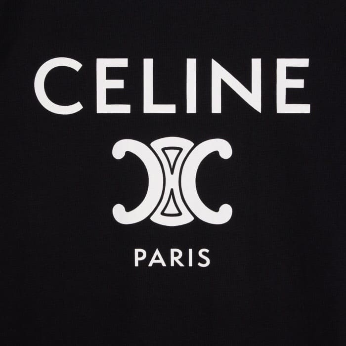 ÁO CELINE T SHIRT MÀU ĐEN UNISEX