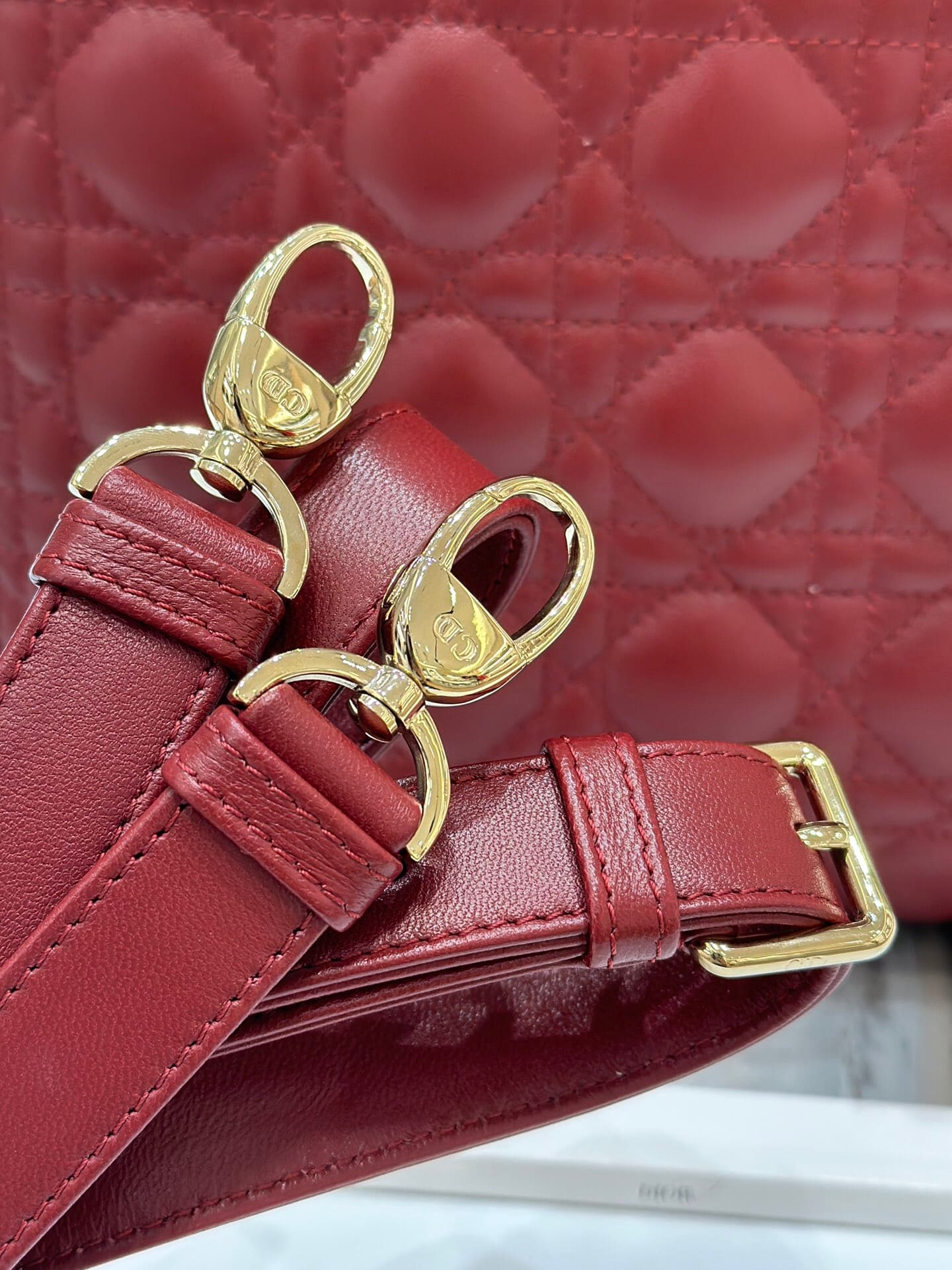 TÚI CHRISTIAN DIOR Lady Dior Bag Red Ferrari Cannage Lambskin Top Quality
