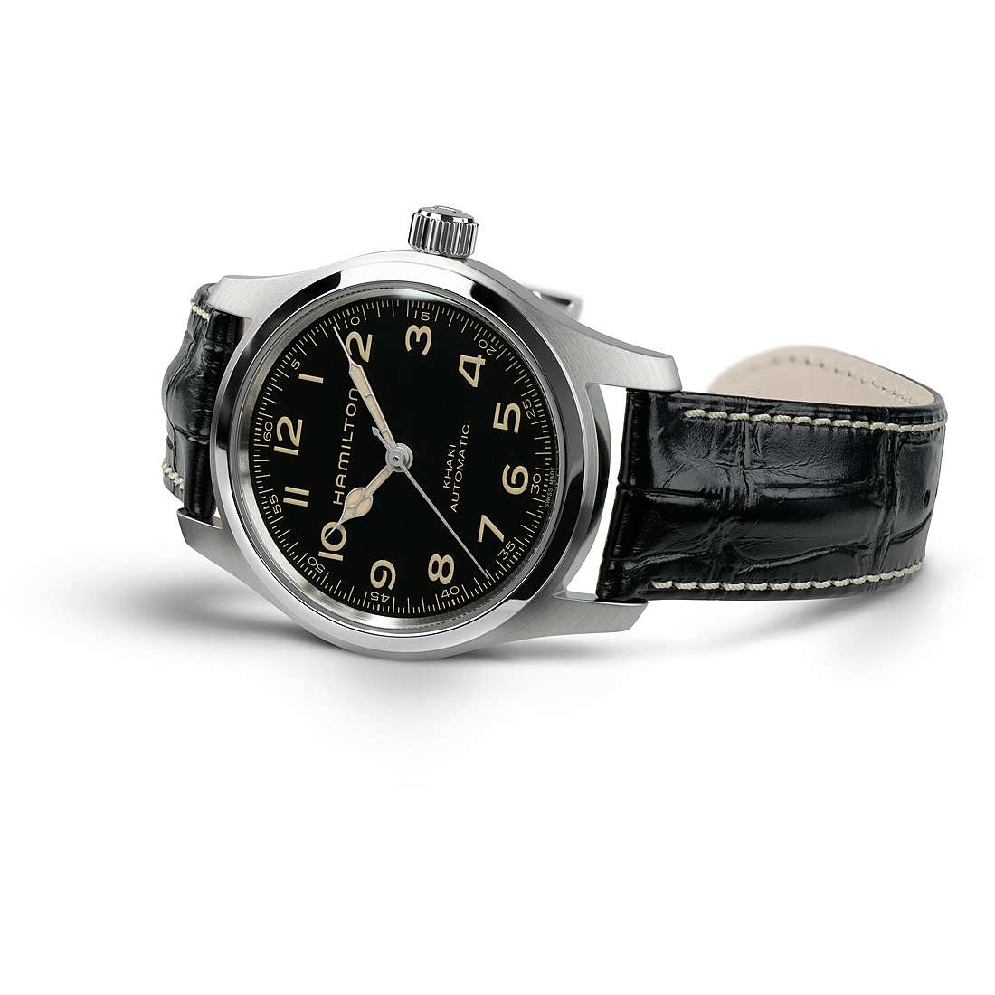 Hamilton Khaki Field Murph Automatic Black Dial Men Watch