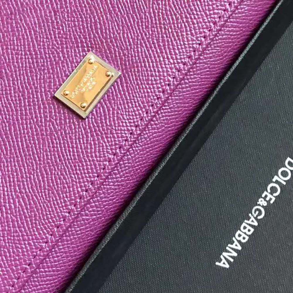 TÚI Dolce Gabbana D&G Women Min Von Bag in Dauphine Leather