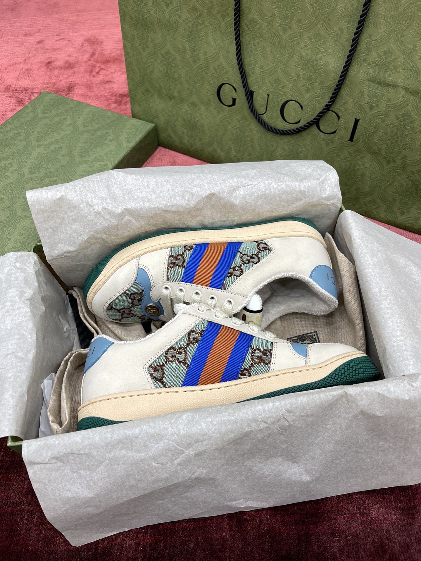GIÀY GUCCI SCREENER SNEAKER SHOES AAA