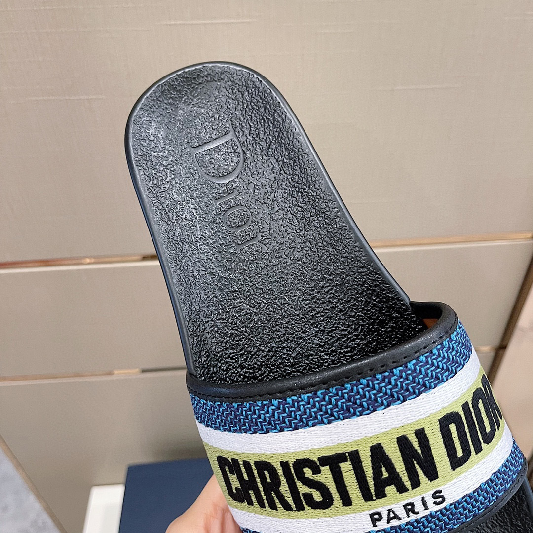 DÉP DIOR OBLIQUE MAN SLIPPER