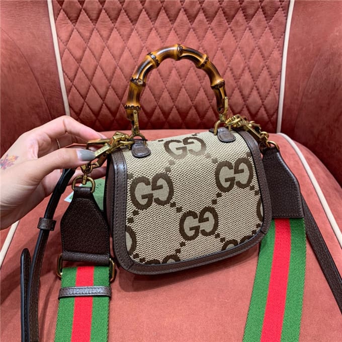 TÚI Gucci Bamboo 1947 jumbo gg mini bag Top Quality