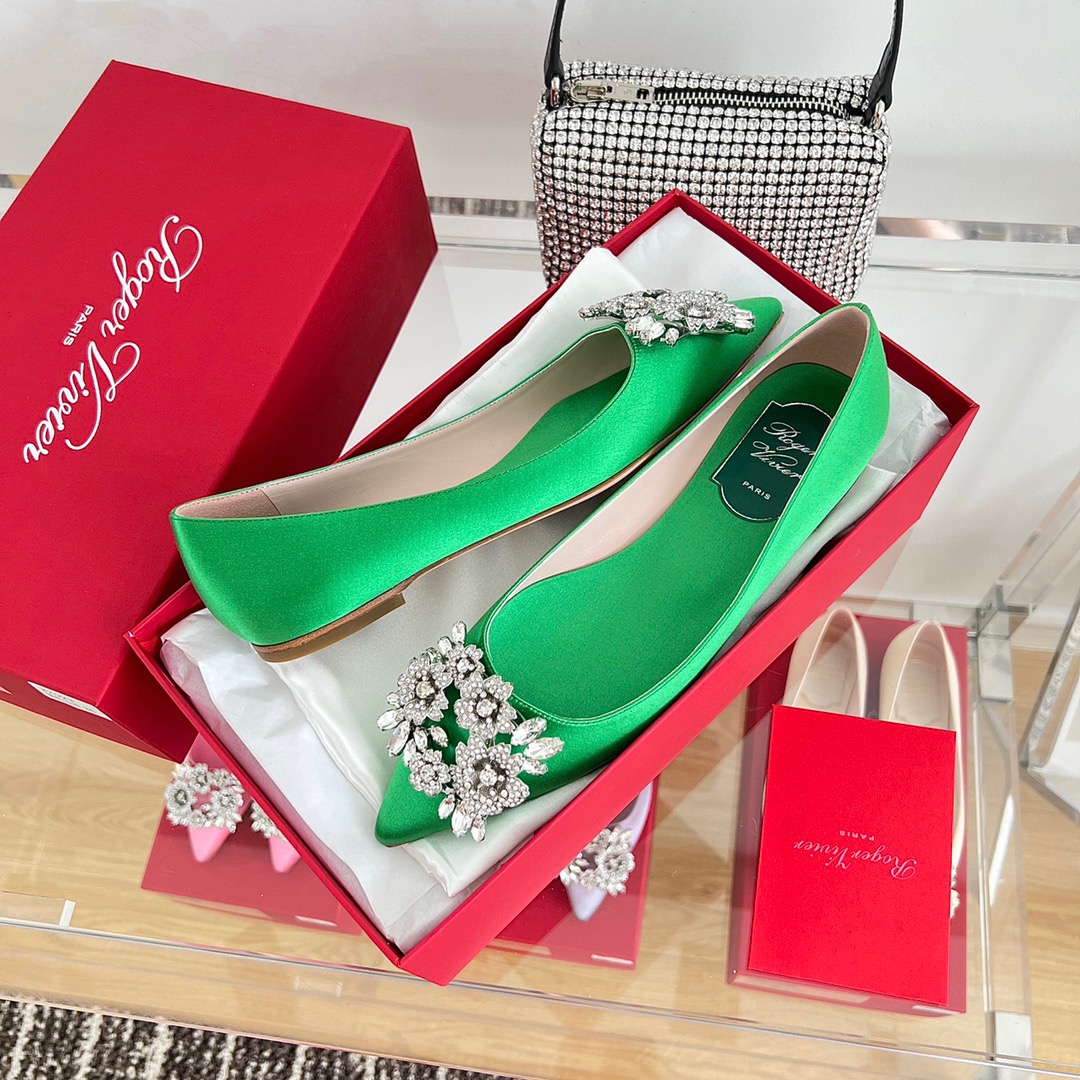 GIÀY ROGER VIVIER Bling Bling ballet flats shoes
