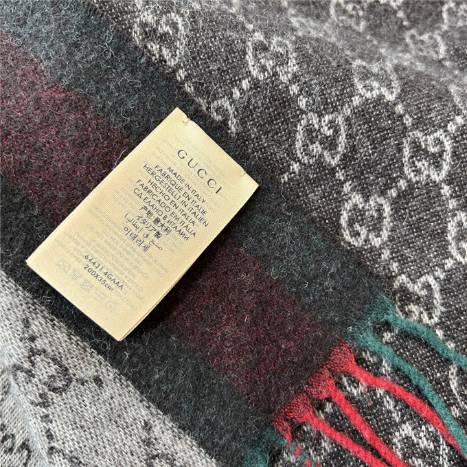 KHĂN Gucci GG Cashmere scarf