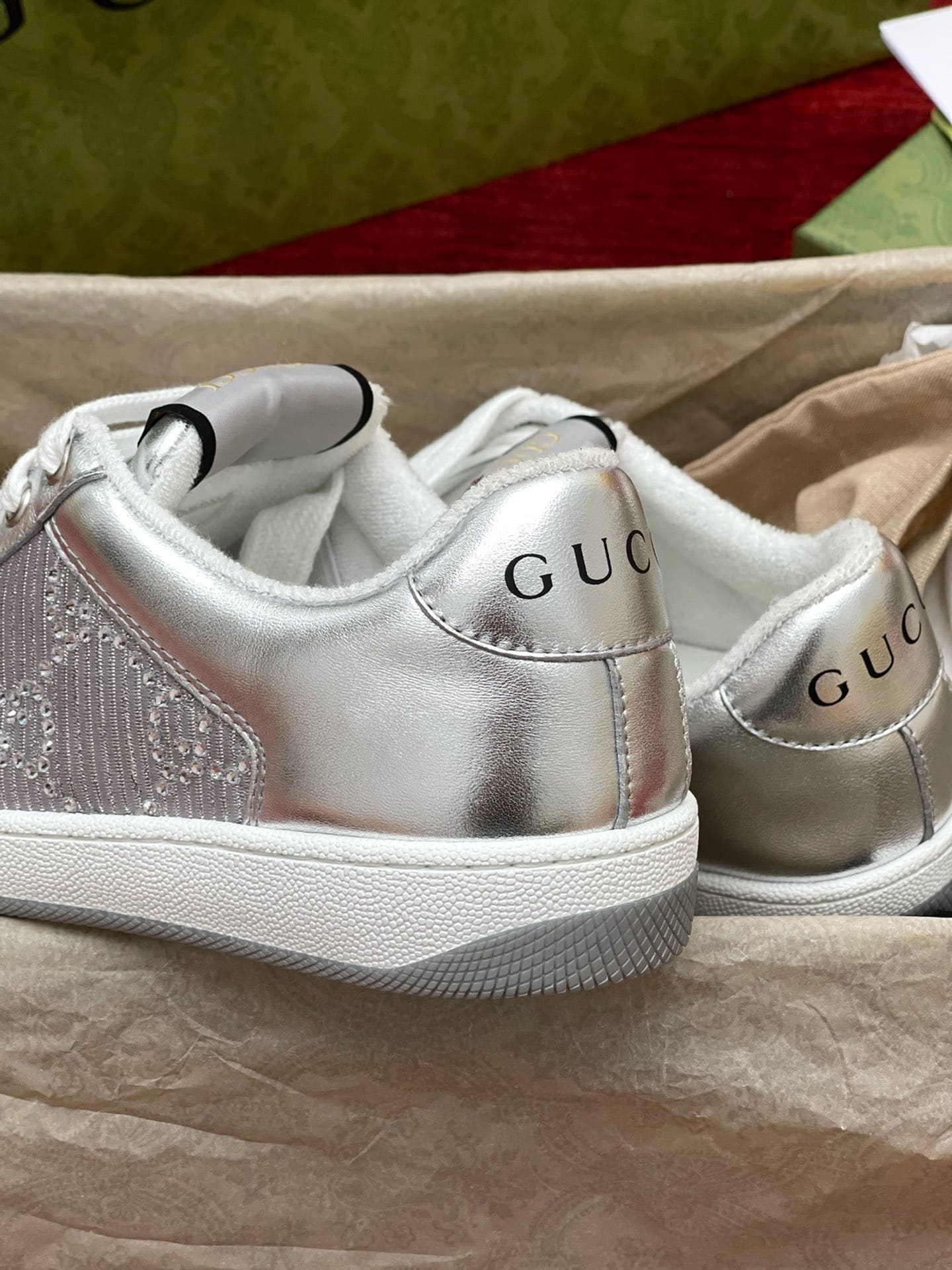 GIÀY GUCCI SCREENER UNISEX HIGH TOP QUALITY SHOES AAA