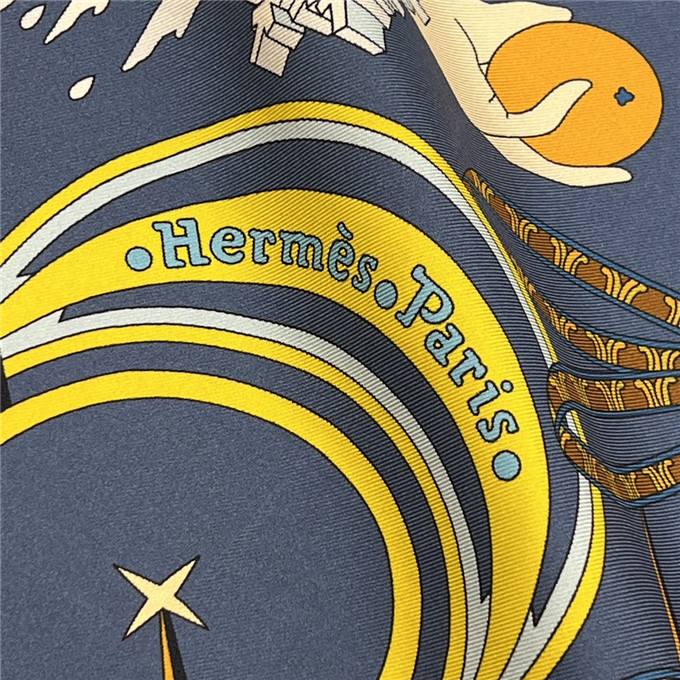KHĂN Hermes Le Sacre Des Saisons Silk scarf