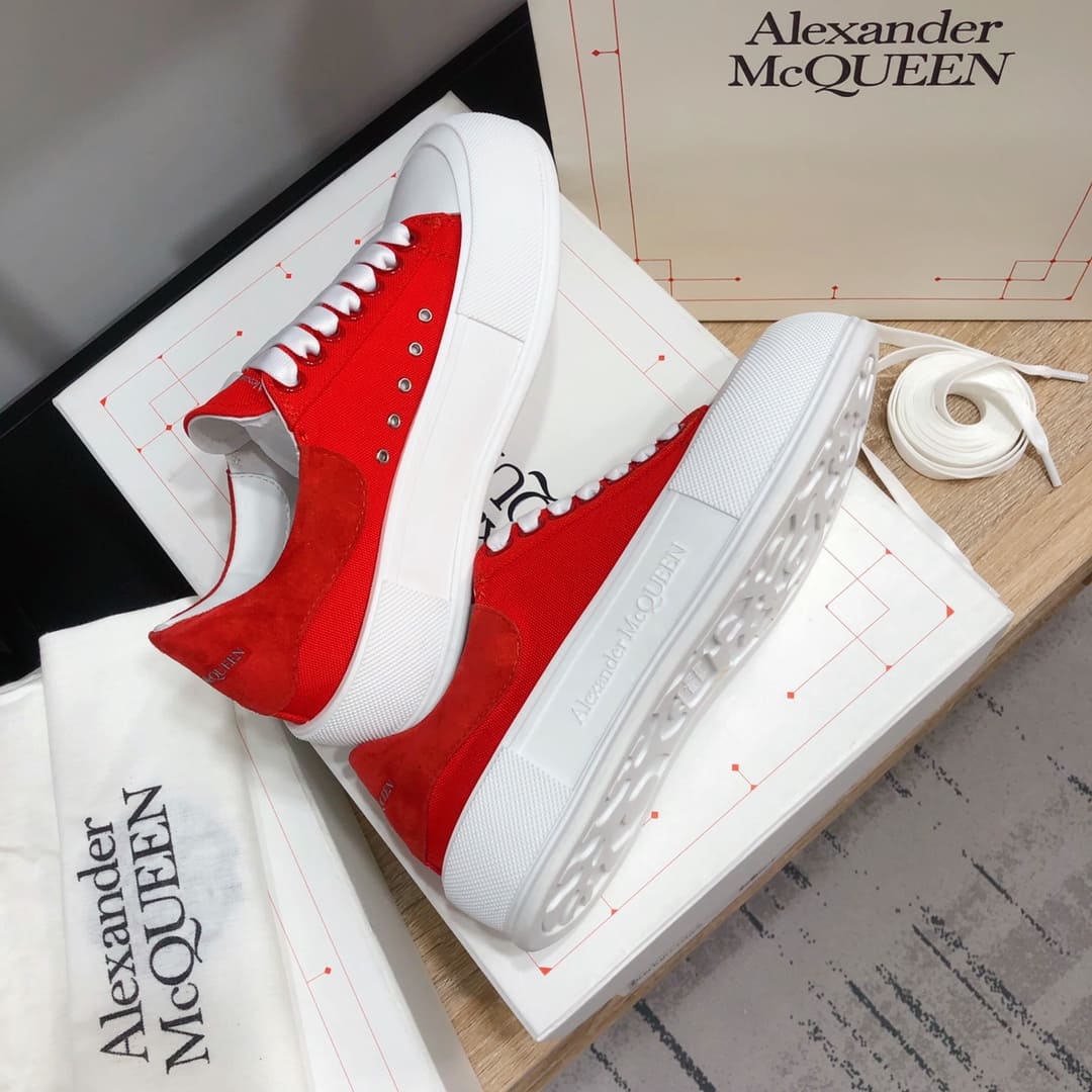 GIÀY ALEXANDER MCQUEEN SNEAKERS SHOES AAA UNISEX NAM VÀ NỮ DA BÊ HẢO HẠNG