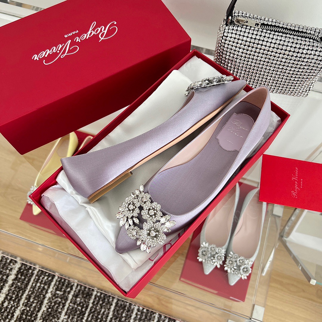 GIÀY ROGER VIVIER Bling Bling ballet flats shoes