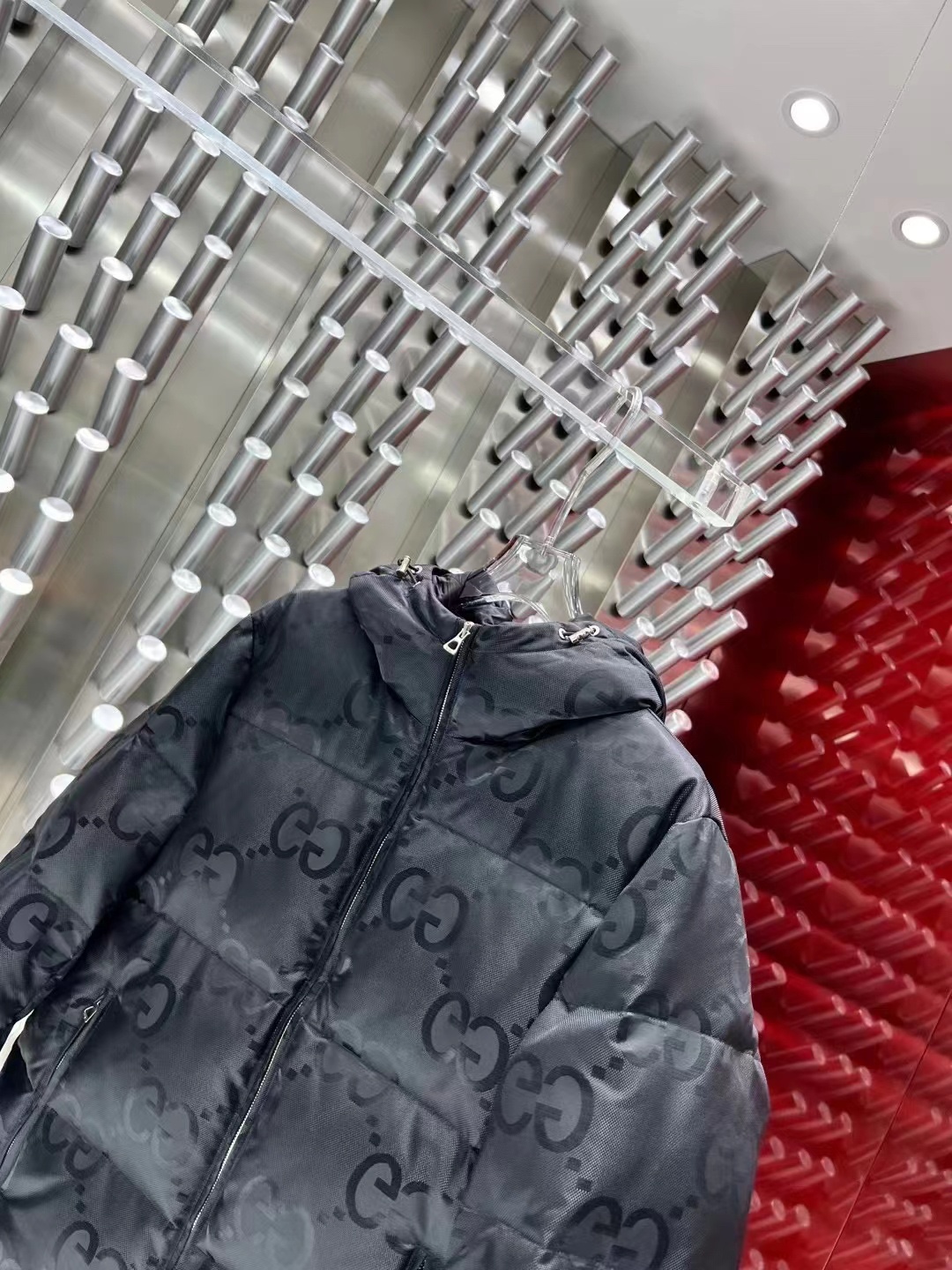 ÁO GUCCI GG FEATHER DOWN JACKET