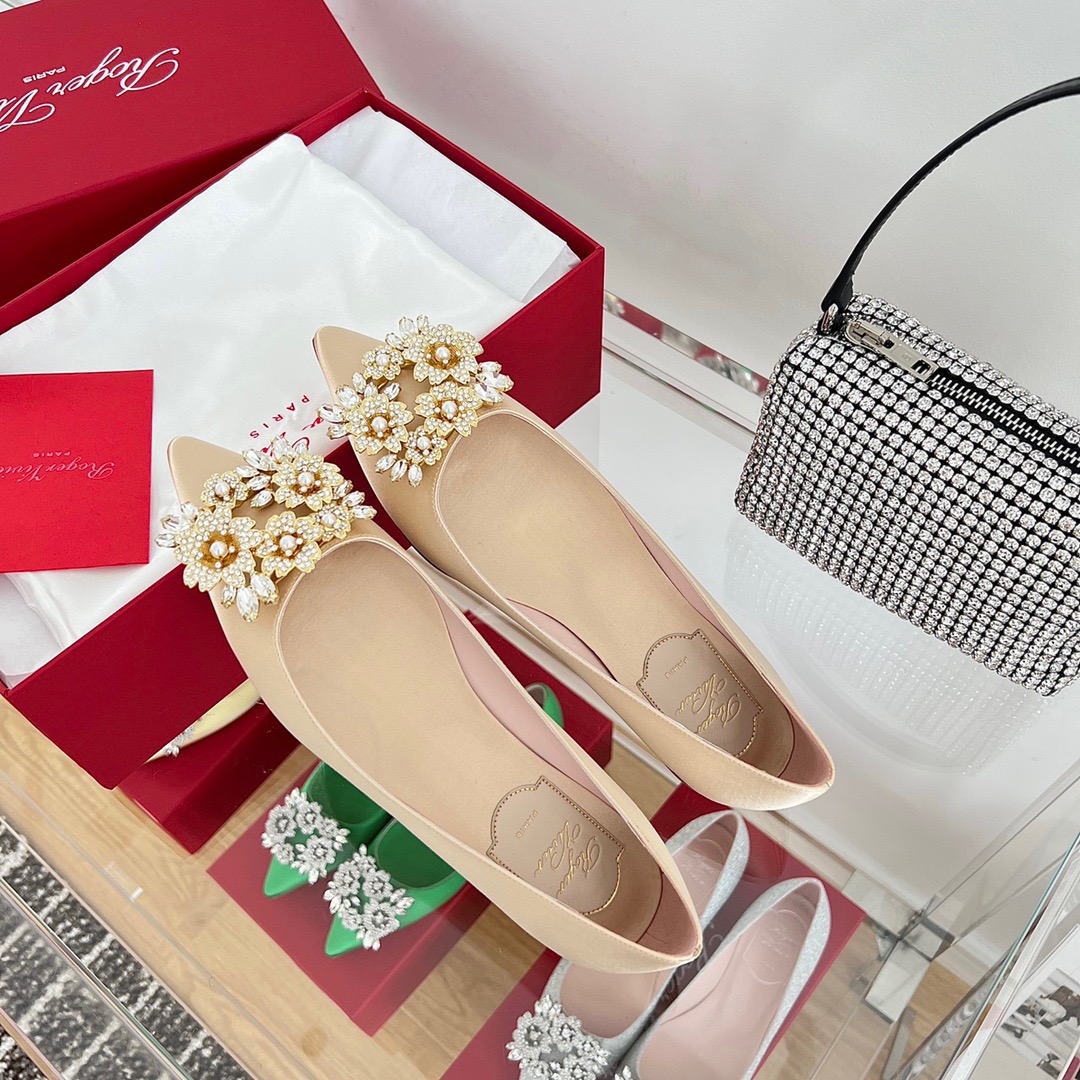 GIÀY ROGER VIVIER Bling Bling ballet flats shoes