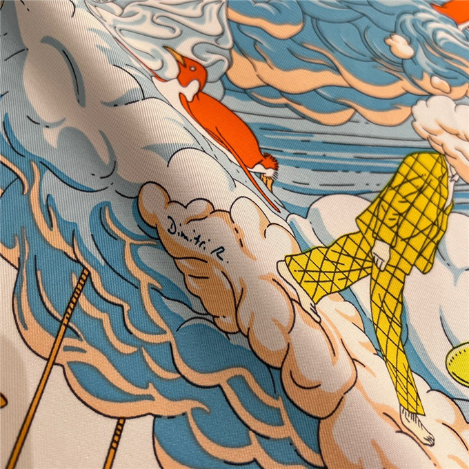 KHĂN Hermes Le Horse Silk scarf