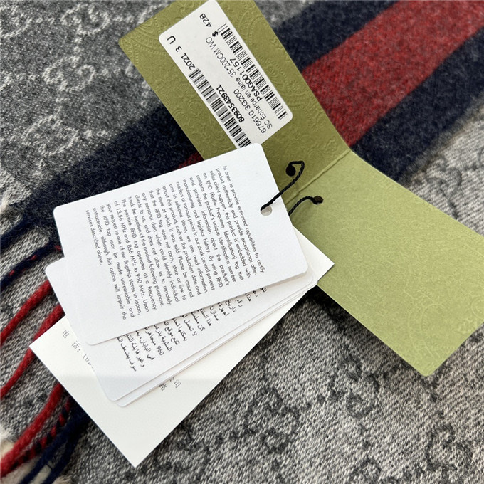 KHĂN Gucci GG Cashmere scarf