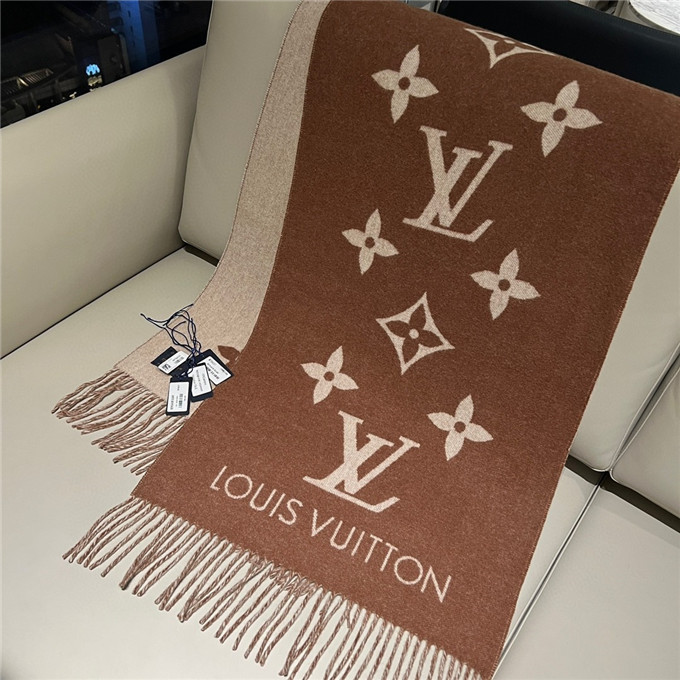 KHĂN Louis Vuitton LV Cashmere scarf