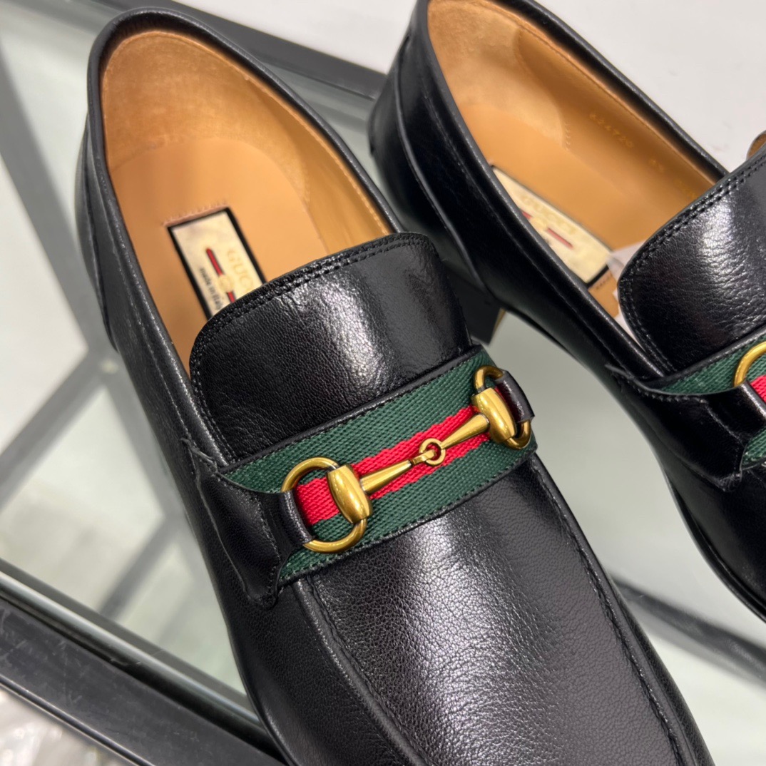 GIÀY GUCCI GG HORSEBIT LOGO LOAFER SHOES