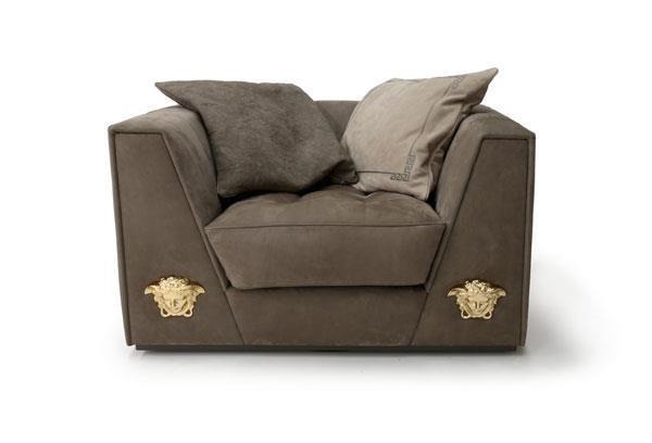 GHẾ DA VERSACE VIA GESU ARM CHAIR