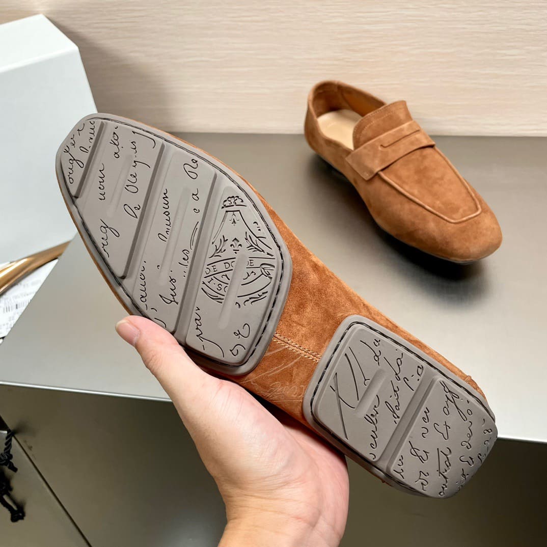 GIÀY BERLUTI DRIVER SUEDE TOP QUALITY SHOES AAA