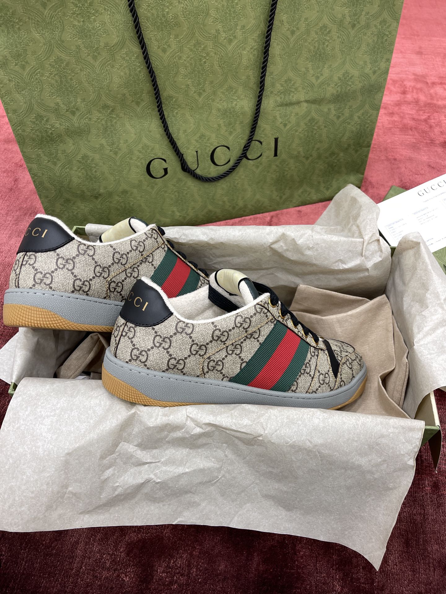 GIÀY GUCCI SCREENER SNEAKER SHOES AAA